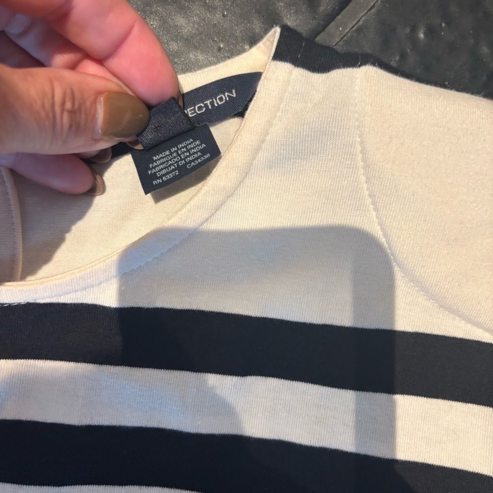 French Connection Striped Knit Dress – Size 8 - Picture 5 of 5